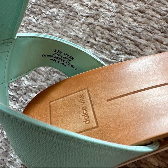 Dolce Vita Mint Multi Elastic Vivian Sandal - Picture 4 of 6